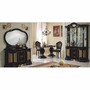 Casa Padrino Luxus Barock Vitrine Schwarz / Gold 139 x H. 213 cm - Barock M�bel - Made in Italy