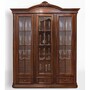 Casa Padrino Luxus Barock Vitrine Dunkelbraun 178 x H. 220 cm - Barock M�bel