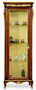 Casa Padrino Luxus Barock Vitrine Braun / Gold - Prunkvoller Massivholz Vitrinenschrank mit Glast�r und Glasregalen - Handgefertigte Barock M�bel - Edel & Prunkvoll