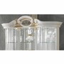 Casa Padrino Luxus Barock Vitrine Wei� / Gold 139 x H. 213 cm - Barock M�bel - Made in Italy