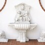 Casa Padrino Luxus Barock Wandbrunnen Wei� 119 x H. 158 cm - Made in Italy