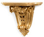 Casa Padrino Luxus Barock Wandkonsole Antik Gold - Barockstil Massivholz Wanddeko Konsole - Italienische Barock Wanddeko - Barock M�bel - Luxus Qualit�t - Made in Italy 