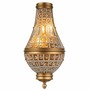 Casa Padrino Barock Kristall Wandleuchte Gold H. 48 cm - Barock Leuchten