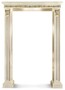 Casa Padrino Luxus Barock T�rrahmen Wei� / Gold 187 x H. 262 cm - Made in Italy 