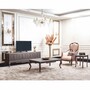Casa Padrino Luxus Barock Wohnzimmer Sessel mit Kissen Beige / Schwarz / Braun - Barock M�bel