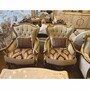 Casa Padrino Luxus Barock Wohnzimmer Set Beige / Braun / Gold - Barockstil M�bel