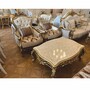 Casa Padrino Luxus Barock Wohnzimmer Set Beige / Braun / Gold - Barockstil M�bel
