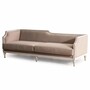 Casa Padrino Luxus Barock Wohnzimmer Set Braun / Creme / Gold - Barock M�bel