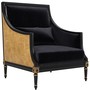Casa Padrino Luxus Barock Wohnzimmer Set Gold / Schwarz / Antik Gold - 2 Sofas & 2 Sessel & 1 Couchtisch & 2 Beistelltische - Wohnzimmerm�bel im Barockstil - Edle Barock M�bel