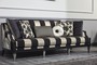 Casa Padrino Luxus Barock Wohnzimmer Set Rot / Schwarz / Gold / Silber - 2 Sofas & 2 Sessel & 1 Couchtisch & 1 Beistelltisch - Barock Wohnzimmerm�bel
