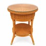 Casa Padrino Luxus Rattan Wohnzimmer Set - 1 Sofa & 2 Sessel & 1 Couchtisch & 1 Beistelltisch - Hotel M�bel - Luxus M�bel