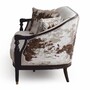 Casa Padrino Luxus Barock Sofa Creme / Dunkelbraun / Gold 227 cm - Barock M�bel