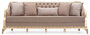Casa Padrino Luxus Barock Wohnzimmer Sofa Braun / Gold - Handgefertigtes Barockstil Sofa mit dekorativen Kissen - Luxus Wohnzimmer M�bel im Barockstil - Barock M�bel