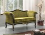 Casa Padrino Luxus Barock Wohnzimmer Sofa Gr�n / Schwarz / Gold 165 x 82 x H. 96 cm - Edle Barockstil Wohnzimmer M�bel