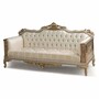 Casa Padrino Luxus Barock Wohnzimmer Set Creme / Grau / Gold - Barock M�bel