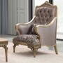 Casa Padrino Luxus Barockstil Wohnzimmer M�bel Set Grau / Gold - Barock M�bel