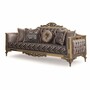 Casa Padrino Luxus Barockstil Wohnzimmer M�bel Set Grau / Gold - Barock M�bel