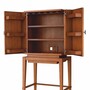 Casa Padrino Luxus Barschrank - Weinschrank mit 2 T�ren Braun / Bronze H. 167,5 cm - Bar M�bel