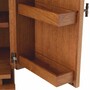 Casa Padrino Luxus Barschrank - Weinschrank mit 2 T�ren Braun / Bronze H. 167,5 cm - Bar M�bel