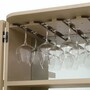 Casa Padrino Luxus Barschrank / Weinschrank mit 2 T�ren Beige H. 145,5 cm - Bar M�bel