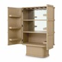 Casa Padrino Luxus Barschrank / Weinschrank mit 2 T�ren Beige H. 145,5 cm - Bar M�bel