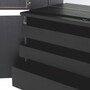 Casa Padrino Luxus Barschrank Schwarz 153 x H. 250 cm - Luxus Bar M�bel
