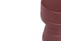 Casa Padrino Luxus Beistelltisch / Hocker Bordeauxrot  30,5 x H. 48 cm - Beistelltisch aus Faserbeton in Form eines Schach-Bauern, auch als Sitzhocker nutzbar - Luxus M�bel