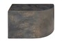 Casa Padrino Luxus Beistelltisch Braun 60 x 30 x H. 40,5 cm - Gerades skulpturales Tisch-Element aus Faserbeton in Schiefer-Optik - Luxus M�bel