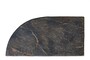 Casa Padrino Luxus Beistelltisch Braun 60 x 30 x H. 40,5 cm - Gerades skulpturales Tisch-Element aus Faserbeton in Schiefer-Optik - Luxus M�bel