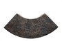 Casa Padrino Luxus Beistelltisch Braun 85 x 38 x H. 40,5 cm - Geschwungenes skulpturales Tisch-Element aus Faserbeton in Schiefer-Optik - Luxus M�bel