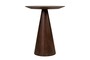 Casa Padrino Luxus Beistelltisch Congo Braun  50 x H. 60 cm - Runder Massivholz Beistelltisch mit skulpturalem Fu� - Luxus M�bel
