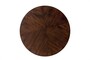 Casa Padrino Luxus Beistelltisch Congo Braun  50 x H. 60 cm - Runder Massivholz Beistelltisch mit skulpturalem Fu� - Luxus M�bel