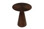Casa Padrino Luxus Beistelltisch Congo Braun  50 x H. 60 cm - Runder Massivholz Beistelltisch mit skulpturalem Fu� - Luxus M�bel