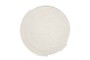 Casa Padrino Luxus Beistelltisch Cremewei�  43 x H. 61 cm - Runder Beistelltisch aus Faserbeton mit versetzt gestufter Silhouette - Luxus M�bel
