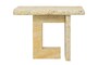 Casa Padrino Luxus Beistelltisch Gr�n 76 x 30 x H. 55 cm - Skulpturaler Beistelltisch aus gr�nem Sandstein - Luxus M�bel
