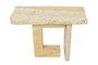 Casa Padrino Luxus Beistelltisch Gr�n 76 x 30 x H. 55 cm - Skulpturaler Beistelltisch aus gr�nem Sandstein - Luxus M�bel