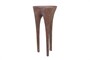 Casa Padrino Luxus Beistelltisch Kupferfarben 40 x 39 x H. 80 cm - Hoher skulpturaler Design Tisch in Alt-Kupfer Optik - Luxus M�bel