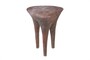 Casa Padrino Luxus Beistelltisch Kupferfarben 41 x 40 x H. 50 cm - Skulpturaler Design Tisch in Alt-Kupfer Optik - Luxus M�bel