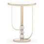 Casa Padrino Luxus Beistelltisch Mittel Creme / Beige - Hochwertige Verarbeitung - Moderne Wohnzimmer M�bel - Luxus Qualit�t 