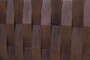 Casa Padrino Luxus Beistelltisch Naga Braun 37 x 37 x H. 52 cm - Kompakter Massivholz Beistelltisch im warmen Braunton - Luxus M�bel