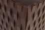 Casa Padrino Luxus Beistelltisch Naga Braun 37 x 37 x H. 52 cm - Kompakter Massivholz Beistelltisch im warmen Braunton - Luxus M�bel