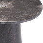 Casa Padrino Luxus Beistelltisch Grau  54,5 x H. 56 cm - Runder Marmor Tisch - Wohnzimmer M�bel - Luxus Kollektion