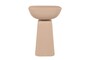 Casa Padrino Luxus Beistelltisch Terrakotta 40 x 40 x H. 60 cm - Beistelltisch aus Faserbeton mit gestapelten balancierenden Formen - Luxus M�bel