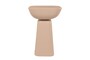 Casa Padrino Luxus Beistelltisch Terrakotta 40 x 40 x H. 60 cm - Beistelltisch aus Faserbeton mit gestapelten balancierenden Formen - Luxus M�bel