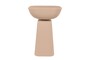 Casa Padrino Luxus Beistelltisch Terrakotta 40 x 40 x H. 60 cm - Beistelltisch aus Faserbeton mit gestapelten balancierenden Formen - Luxus M�bel