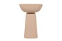 Casa Padrino Luxus Beistelltisch Terrakotta 40 x 40 x H. 60 cm - Beistelltisch aus Faserbeton mit gestapelten balancierenden Formen - Luxus M�bel