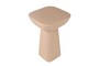 Casa Padrino Luxus Beistelltisch Terrakotta 40 x 40 x H. 60 cm - Beistelltisch aus Faserbeton mit gestapelten balancierenden Formen - Luxus M�bel