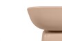 Casa Padrino Luxus Beistelltisch Terrakotta 40 x 40 x H. 60 cm - Beistelltisch aus Faserbeton mit gestapelten balancierenden Formen - Luxus M�bel
