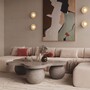 Casa Padrino Luxus Beton Couchtisch Grau 140 cm - Wohnzimmer & Garten M�bel