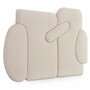 Casa Padrino Luxus Bett-Kopfteil Cremewei� 280 x H. 180 cm - Schlafzimmer M�bel